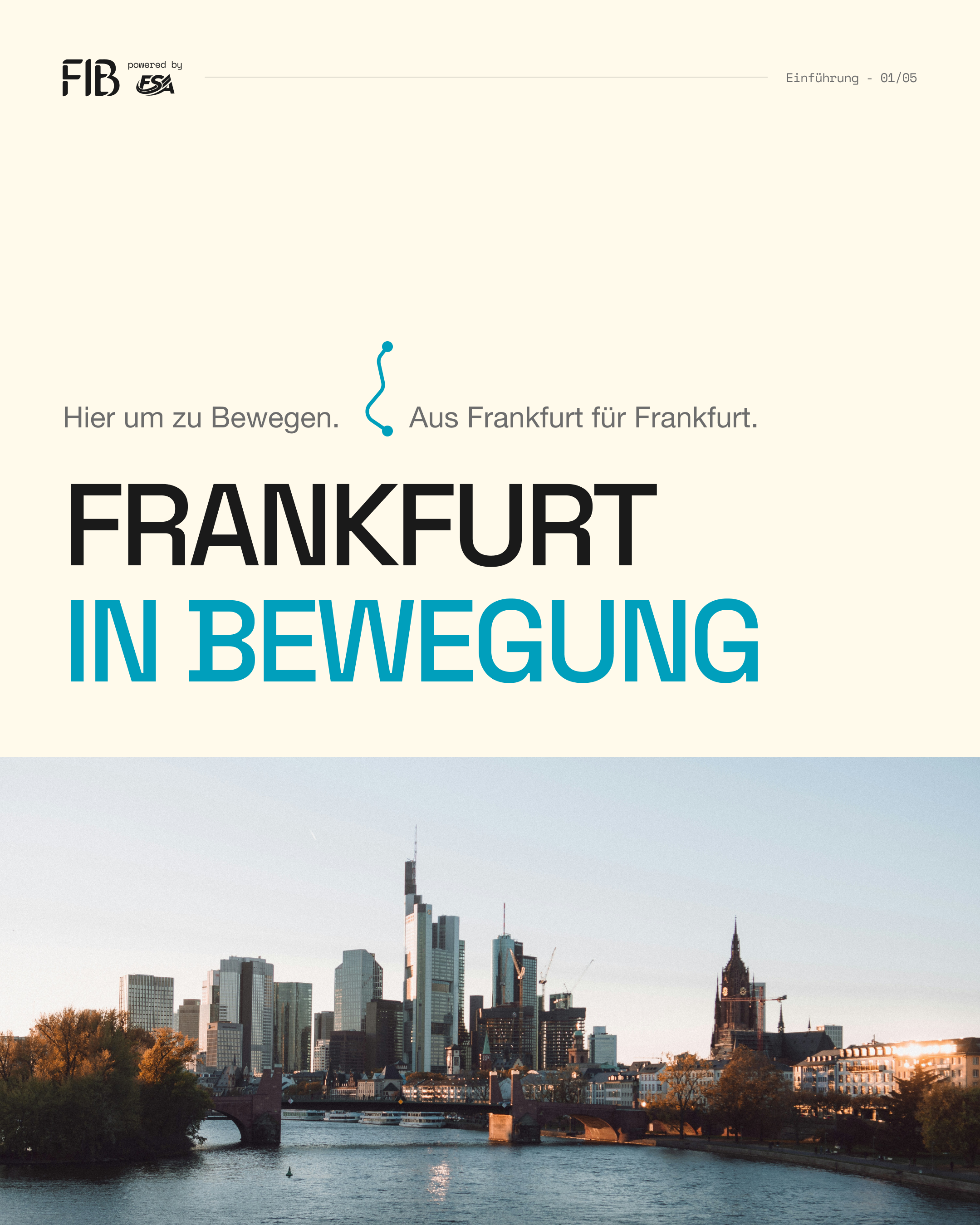 Frankfurt in Bewegung - Heute startet unsere Initiative für die Stadt